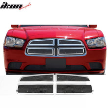 Load image into Gallery viewer, 2011-2013 Dodge Charger Mesh Style Chrome Front Grille Stainless Steel