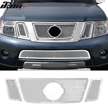 Load image into Gallery viewer, 2008-2012 Nissan Pathfinder Mesh Chrome Front Grille Stainless Steel