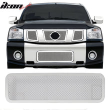 Load image into Gallery viewer, 2004-2007 Nissan Titan Armada Mesh Chrome Front Grille Stainless Steel