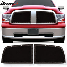 Load image into Gallery viewer, 2009-2012 Dodge Ram 1500 Mesh Chrome Front Grille Stainless Steel 2PCS