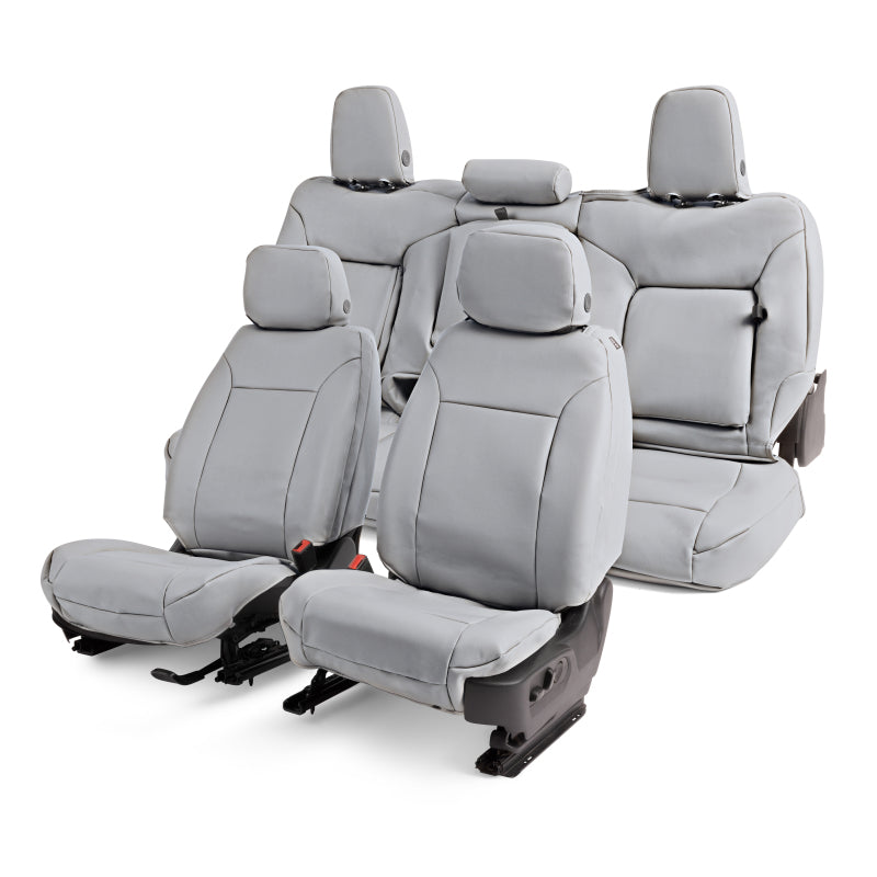 Covercraft 07-13 Chevrolet Avalanche/ Leatherette PrecisionFitFront Row Seat Covers - Lt Grey