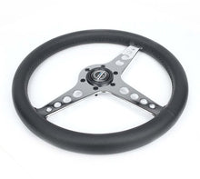 Load image into Gallery viewer, NRG Light Weight Gaming Steering Wheel - Driftz 350mm 3 Chrome Spokes Perforated Leather