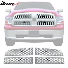 Load image into Gallery viewer, 2009-2012 Dodge Ram Chrome Front Bumper Hood Upper Insert Grille ABS
