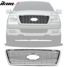 Load image into Gallery viewer, 2004-2008 Ford F-150 Chrome Front Bumper Hood Upper Insert Grille ABS