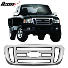 Load image into Gallery viewer, 2006-2011 Ford Ranger XL/FX4 Chrome Front Bumper Insert Grille ABS