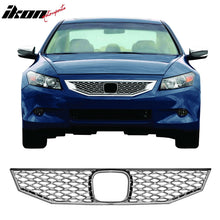 Load image into Gallery viewer, 2008-2010 Honda Accord Chrome Front Bumper Upper Insert Grille ABS