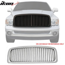Load image into Gallery viewer, 2002-2005 Dodge Ram 1500/2500/3500 Vertical Style Upper Grille Chrome
