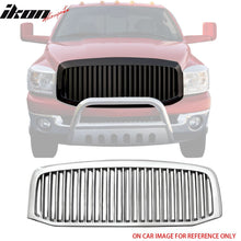 Load image into Gallery viewer, 2006-2008 Ram 1500/2500/3500 Vertical Style Upper Grille Chrome ABS