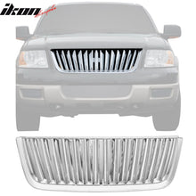 Load image into Gallery viewer, 2003-2006 Ford Expedition Vertical Style Front Bumper Grill Chrome ABS