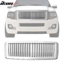 Load image into Gallery viewer, 2007-2014 Ford Expedition Vertical Style Front Hood Upper Grill Chrome