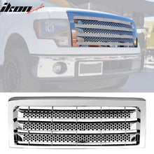 Load image into Gallery viewer, 2009-2014 Ford F-150 Chrome Front Bumper Hood Upper Insert Grille ABS