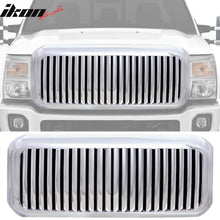 Load image into Gallery viewer, 2011-2015 Ford F-250 F-350 Vertical Style Chrome Front Grille ABS