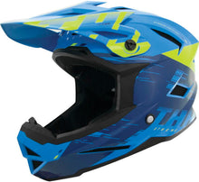 Load image into Gallery viewer, THH Helmets T-42 BMX Xtreme  Blue/Yellow Youth - Small