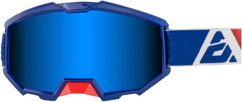 Answer Apex 3 Flo Goggles Red/White/Blue - Youth