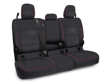 Load image into Gallery viewer, PRP 2020+ Jeep Gladiator JT Rear Bench Cover with Leather Interior - Black with Red Stitching