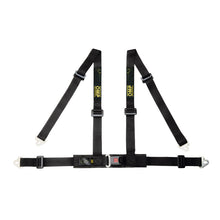 Load image into Gallery viewer, OMP 4 POINTS ECE HARNESS - ROAD 4M ECE 2208 BLACK