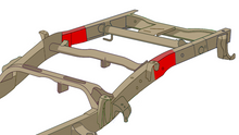 Load image into Gallery viewer, Rust Buster 07-18 Chevy Silverado/GMC Sierra Over Axle Frame Repair Kit - Left