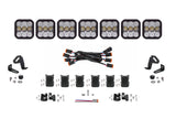 Diode Dynamics SS5 Sport Universal CrossLink 7-Pod Lightbar - White Combo
