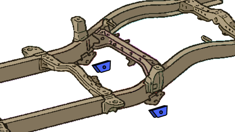 Rustbuster Leaf Spring Mount