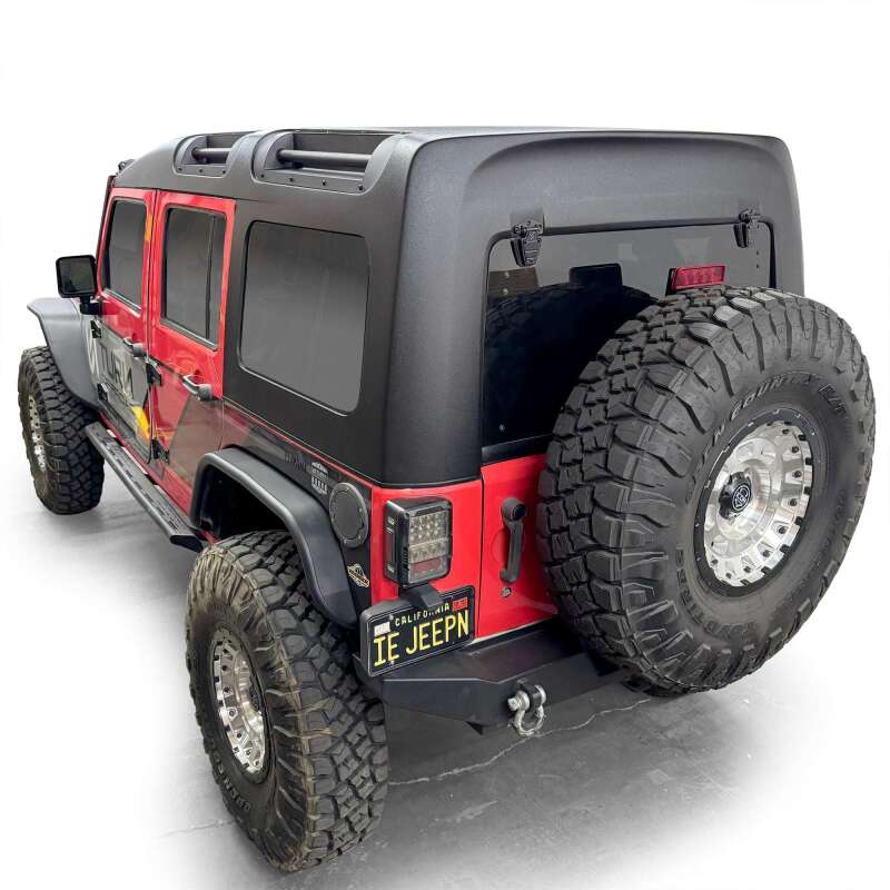 Turn Offroad 2007-2018 Jeep JK 4 Door Safari Style Hardtop w/Overhead Handles