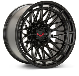 Vossen LCX-03 24x10 - 8x180 - ET+15 - Deep - 124.3 - Satin Black Wheel