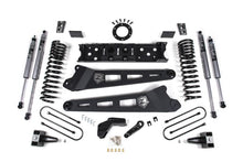 Load image into Gallery viewer, Zone Offroad 2019 Ram 3500 4in Radius Arm Bracket Gas - 2in Rear Block w/ Overload - Nitro Shocks