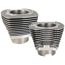 Load image into Gallery viewer, S&amp;S Cycle 07-16 BT 11 Fin 4-1/8in Bore Cyl Set For 117in &amp; 117in Dish Hot Set Up Kit - Stone Gray