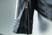 Load image into Gallery viewer, Kuryakyn By River Road Dame Vintage Leather Jacket Black Womens - Small