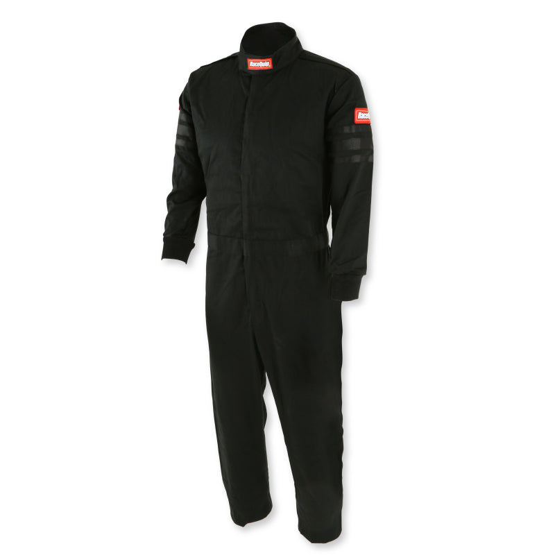 RaceQuip Black Trim SFI-1 JR. Suit - Kids XL