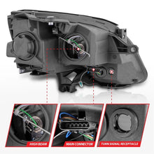 Load image into Gallery viewer, ANZO 2007-2012 GMC Acadia Projector Headlights Balck Housing
