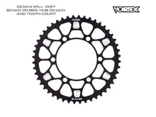 Load image into Gallery viewer, Vortex Racing V4 45 Tooth 520 Rear Sprocket - Black