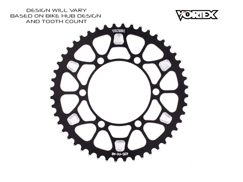 Vortex Racing V4 40 Tooth 520 Rear Sprocket - Black