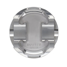 Load image into Gallery viewer, Manley Ford 3.7L Cyclone V6 3.76in Bore 9.5:1 Comp Ratio -5.0cc Dish Platinum Piston Set - Set of 6