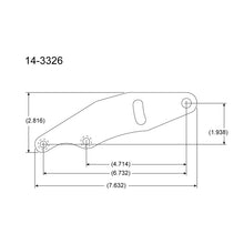 Load image into Gallery viewer, Peterson Fluid Systems Chevrolet Big Block Mount Blade - Left Side Mount Drag