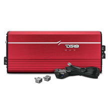 Load image into Gallery viewer, DS18 1-Channel Class D Full-Range Monoblock 8000 Watts RMS at1 ohm DPIV1/0 Terminals Included Red
