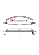 Load image into Gallery viewer, DBA 219+ RAM 2500/3500 (DJ) 6.7L 4WD SP Performance Rear Brake Pads