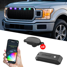 Load image into Gallery viewer, XK Glow XKmax Pre-Runner Style RGBW LED Grill Pods - 5pc