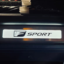 Load image into Gallery viewer, Genuine Lexus Japan IS (IS500) F-SPORT Illuminated Door Scuff Plate Set | SPECIAL ORDER | NO CANCELLATIONS