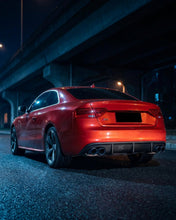 Load image into Gallery viewer, 2008–2016 Audi A5 / S5 8T Coupe &amp; Sportback Rear Bumper Diffuser Lip – Carbon Fiber