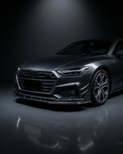 Load image into Gallery viewer, 2019–2024 Audi A7 S-Line / S7 4KA Sportback Front Chin Lip Spoiler – Carbon Fiber