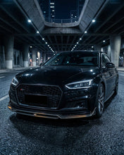 Load image into Gallery viewer, 2017–2019 Audi A5 S-Line / S5 B9 Front Bumper Diffuser Lip – Carbon Fiber