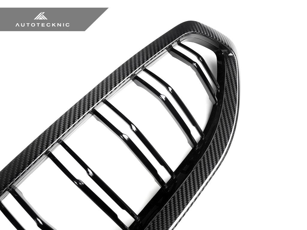 AutoTecknic Dual-Slat Carbon Fiber Front Grille Set - BMW G29 Z4