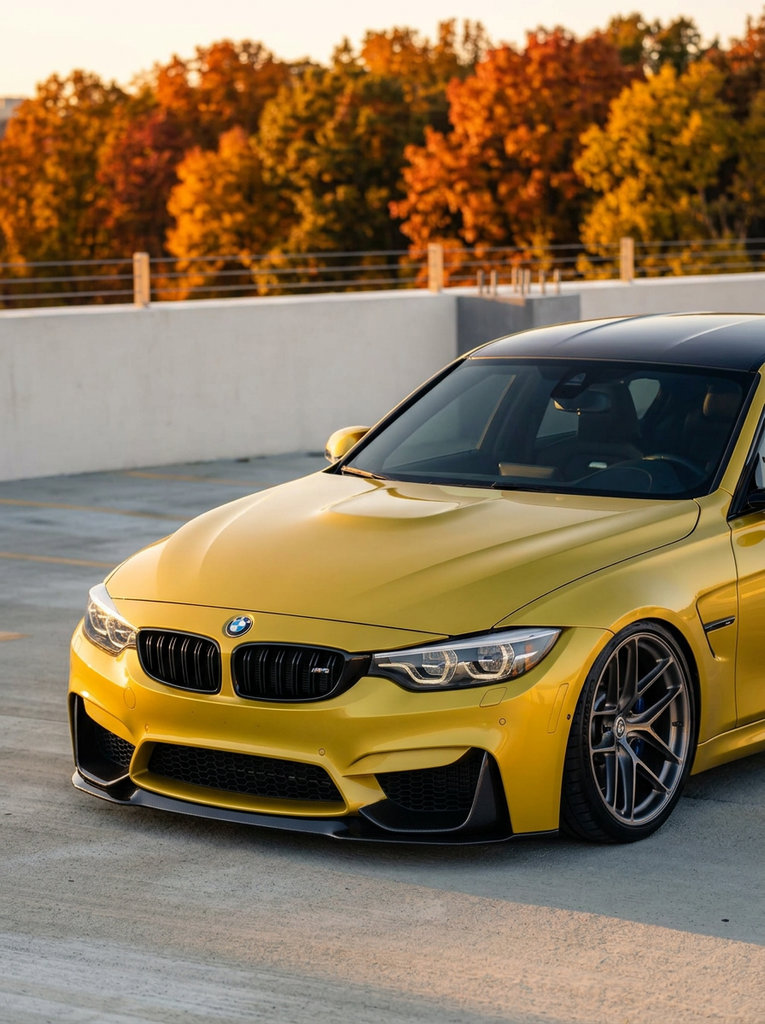 BMW 3 Series F80 M3 F82 F83 M4 CS Style Carbon Fiber Front Lip (2015 - 2019)