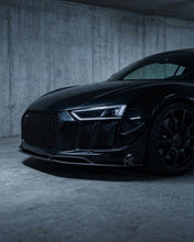 Load image into Gallery viewer, 2016–2018 Audi R8 V10 &amp; V10 Plus Coupe Custom Style Front Lip Splitter – Carbon Fiber