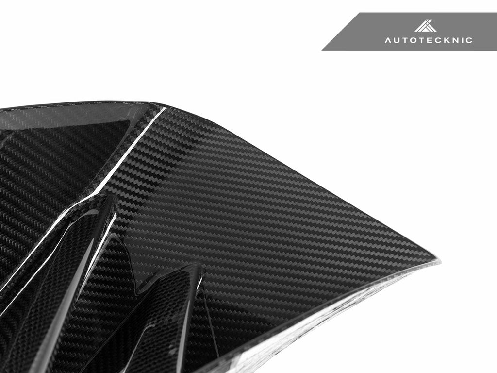 AutoTecknic Dry Carbon Corsa Front Bumper Lower Vent Set - G87 M2