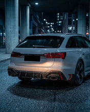 Load image into Gallery viewer, 2019–2021 Audi RS6 / A6 C8 Avant Wagon Rear Bumper Diffuser – Dry Carbon Fiber