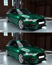 Load image into Gallery viewer, 2015–2018 Audi A6 S-Line / S6 C7 Sedan A Style Front Bumper Canard Fins – Carbon Fiber