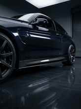 Load image into Gallery viewer, BMW 3 Series F80 M3 | 4 Series F82 M4 M Performance Style Carbon Fiber Side Skirts (2015 - 2019)