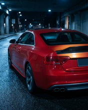 Load image into Gallery viewer, 2012–2016 Audi A5 / S5 / RS5 B8.5 Coupe Single Deck Rear Trunk Spoiler – Carbon Fiber