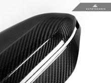 Load image into Gallery viewer, AutoTecknic M-Inspired Dry Carbon Mirror Cap Set - G60 5-Series | G70 7-Series